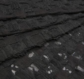 Patchwork Style Lace Fabric: 79% Off for Exclusive Fabrics from France by Sophie Hallette Patchwork Style Lace #1